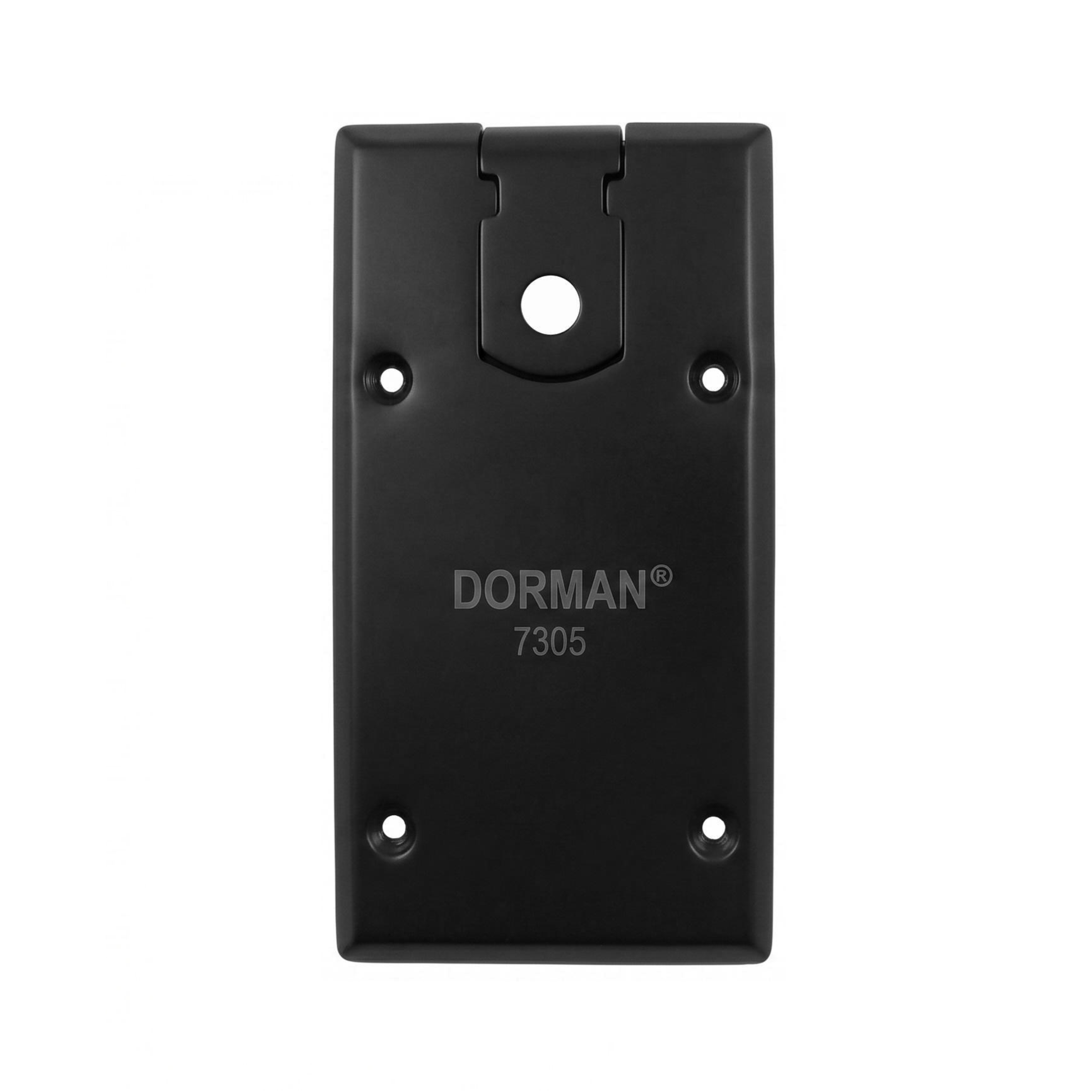 Dorman® DM-C7305B Stainless Steel Cover for DM-7305 Floor Spring – Matte Black