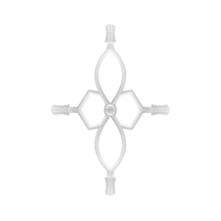 Dorman® Decorative Flower Victoria Ornament (White) – 112621CW