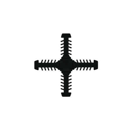 Dorman® 4-Way Cross Connector (Black) for 16×7 Georgian Bar – CR4716BL