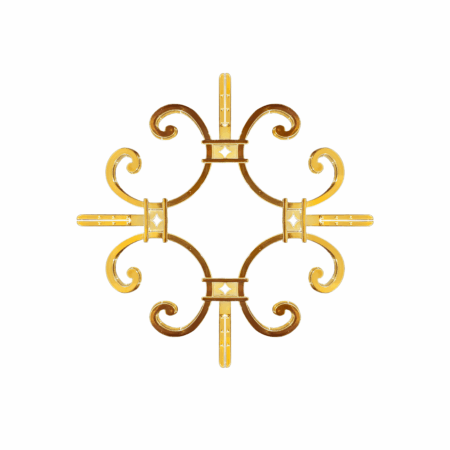 AL7® Germanella Elite Floral Insert (Golden) – 11258IG