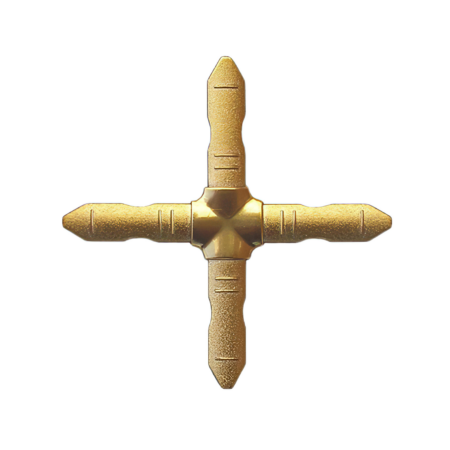 AL7® Cross Baviera 4-Way Connector (Golden)
