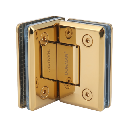 Dorman® Shower Hinge Gold Glass to Glass 90° (DM-SH734G) – Zinc